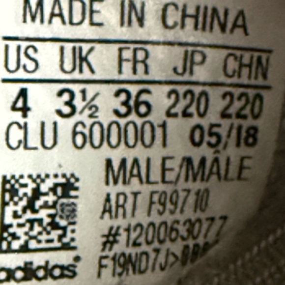 Adidas Yeezy Boost 350V2 Sesame sz 4 - Picture 12 of 13